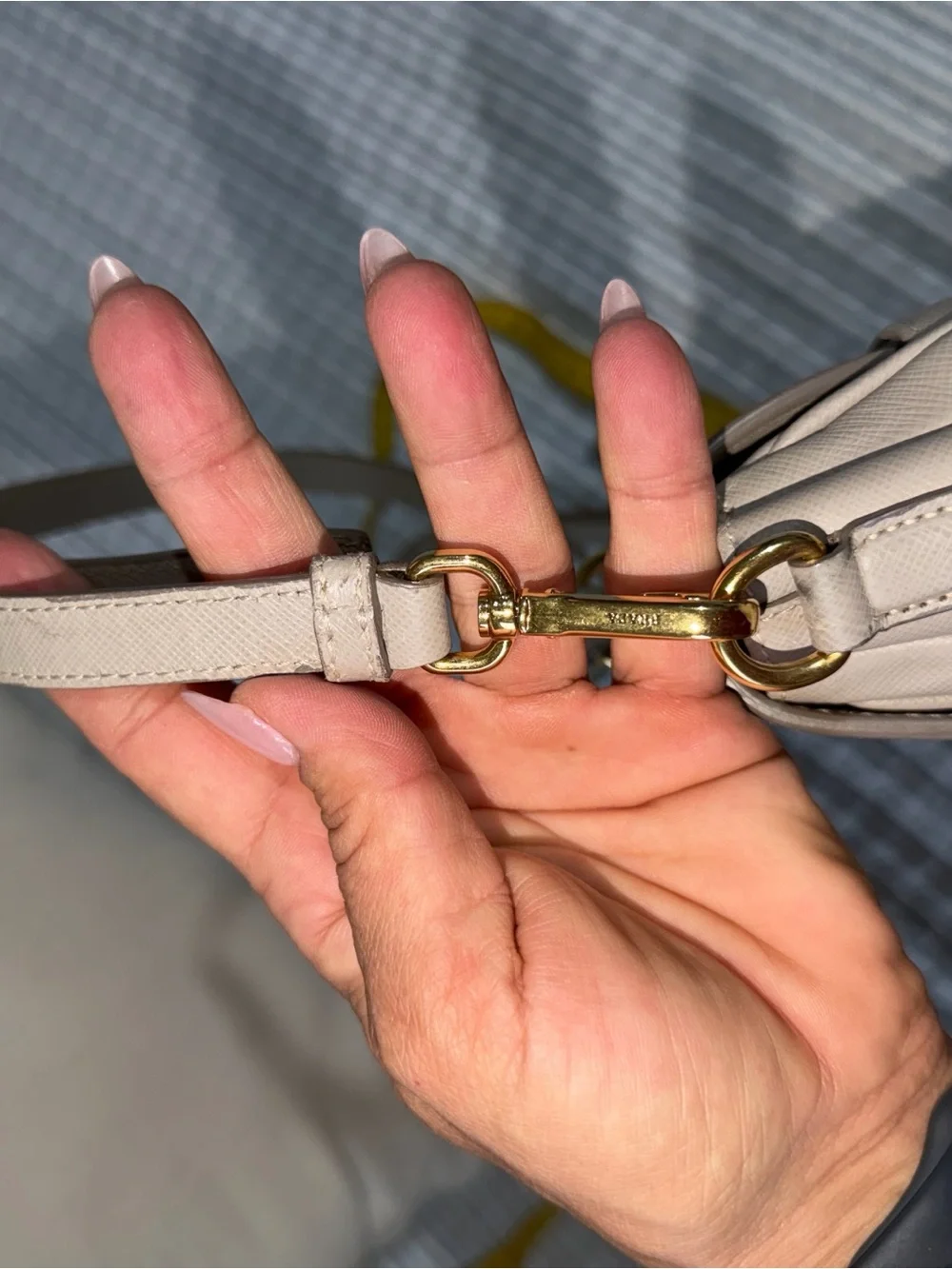 Prada sophisticated taupe